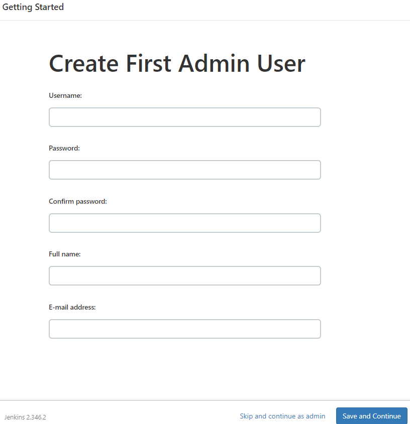 Create an Administrator account